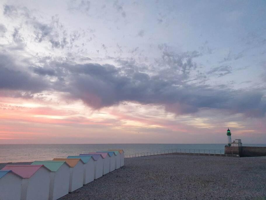 Notre Nid - Grande Terrasse Privee En Bord De Mer, Au Coeur Du Quartier Historique Du Treport ! Wifi Le Treport Bagian luar foto